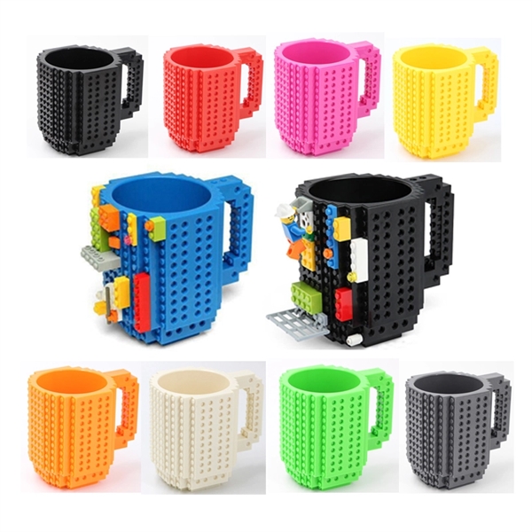 Building Blocks Mug DIY Puzzle Children's Cup - Image 1