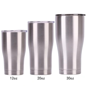 Double Stainless Steel Insulated Waist Car Cup