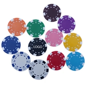 Double Sided 11.5 gram ABS 6-Stripe Poker Chips