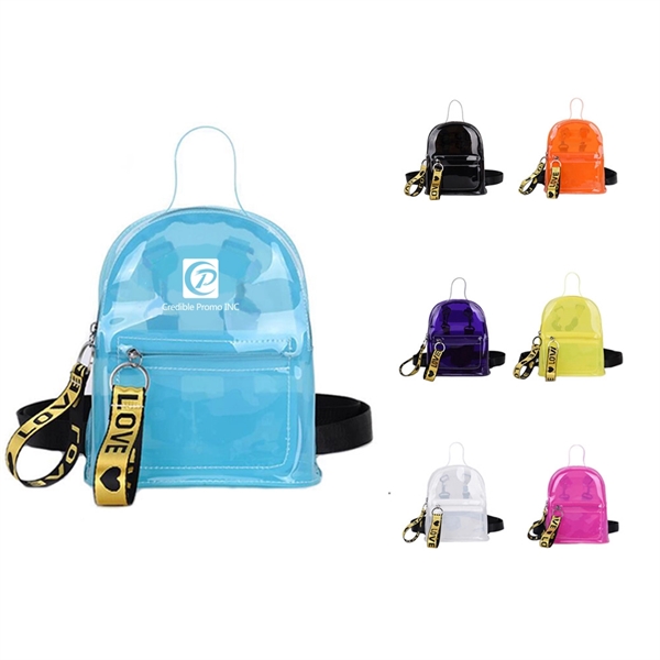 Translucent Clear Waterproof PVC Backpack - Image 2