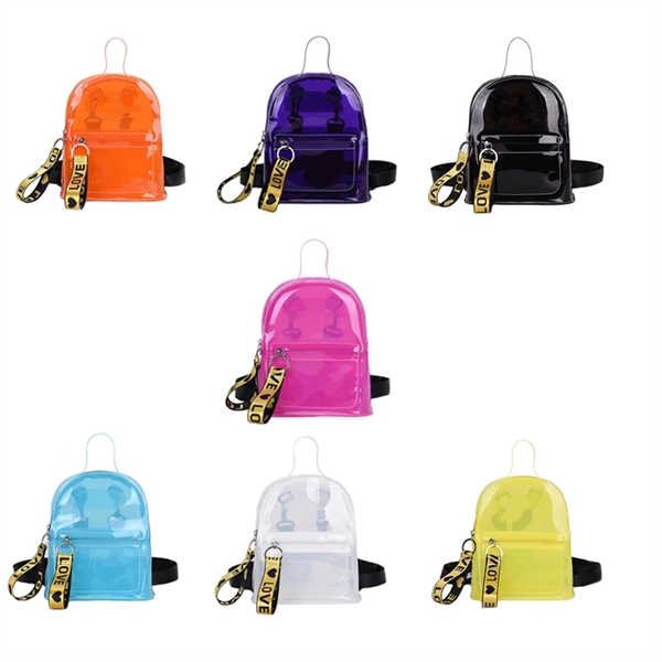 Translucent Clear Waterproof PVC Backpack - Image 4