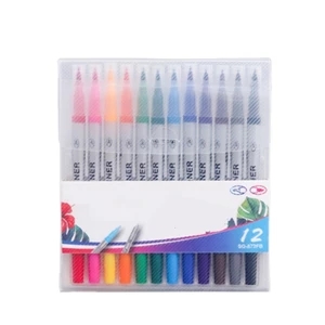 12 color double head watercolor pen