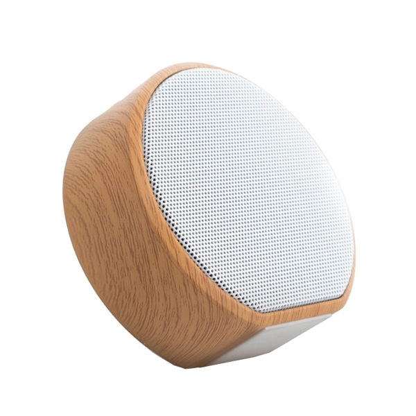 Wood Grain Wireless Speaker - Image 1
