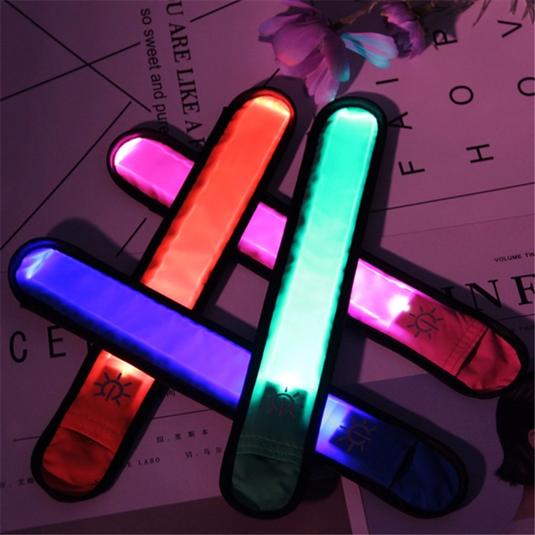 LED Flashing Slap Band - Image 1