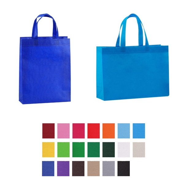 Non-Woven Tote Shopping Bag With Handle 14"x10"x4"