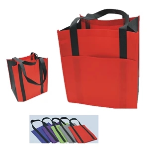Non-Woven Tote Shopping Bag With Handle 14"x14"x10"