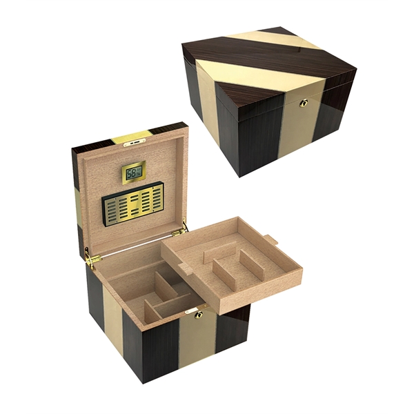 Viceroy Cigar Humidor with Magnetic Divider System - Image 1