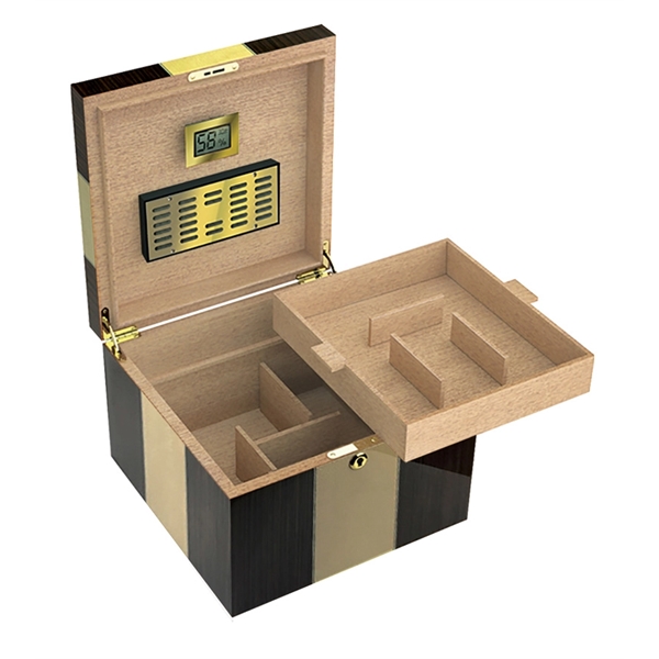 Viceroy Cigar Humidor with Magnetic Divider System - Image 2