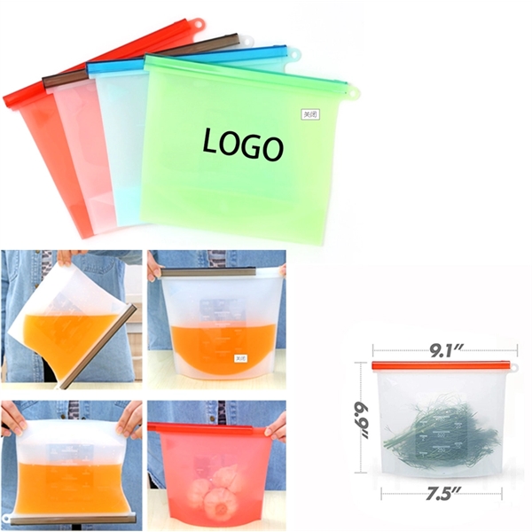 Reusable Silicone Food Storage Bags  BEST for Sandwich - Image 3