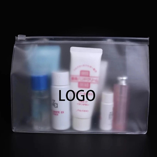 PVC Transparent Cosmetic Bag Travel Women Necessary Toiletry - Image 3