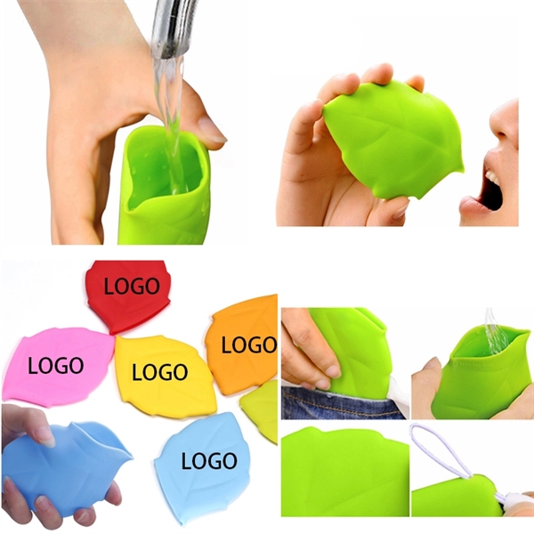 1PC Portable Folding Maple Leaf Shape Silicone Tooth Brushin - Image 1