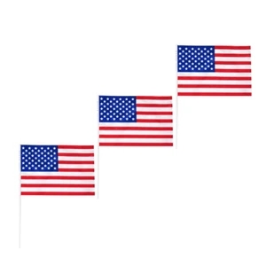 Custom United States Stick Flags 4" x 6"