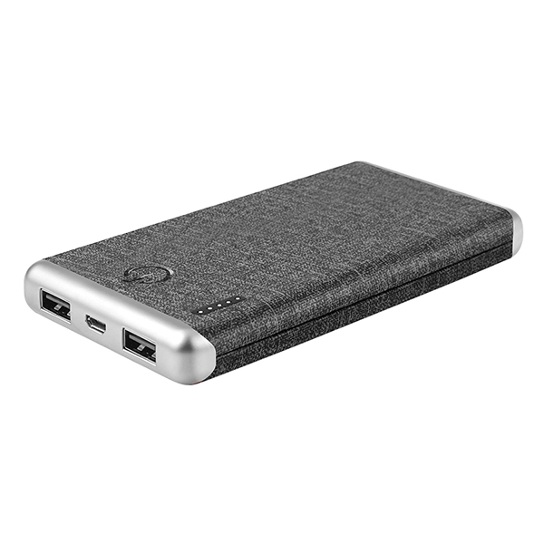 8000mAh Faux Leather Power Bank with Wireless Charging - Image 7