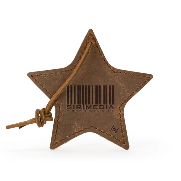 STELLA Leather Star Ornament - Image 1
