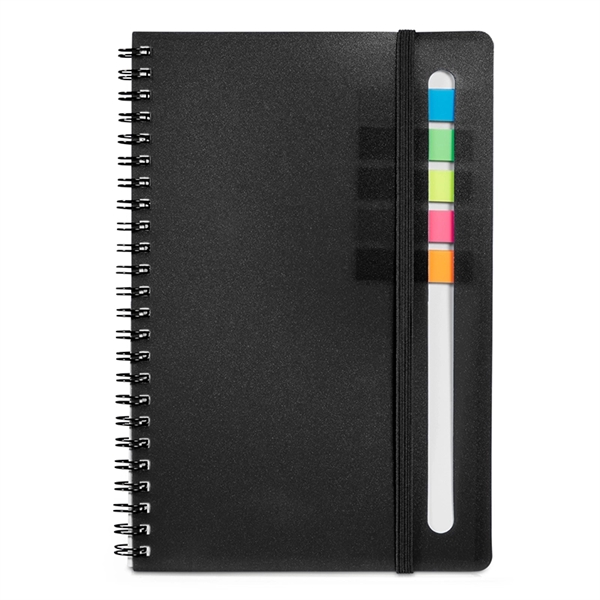 Semester Spiral Notebook with Sticky Flags - Image 2