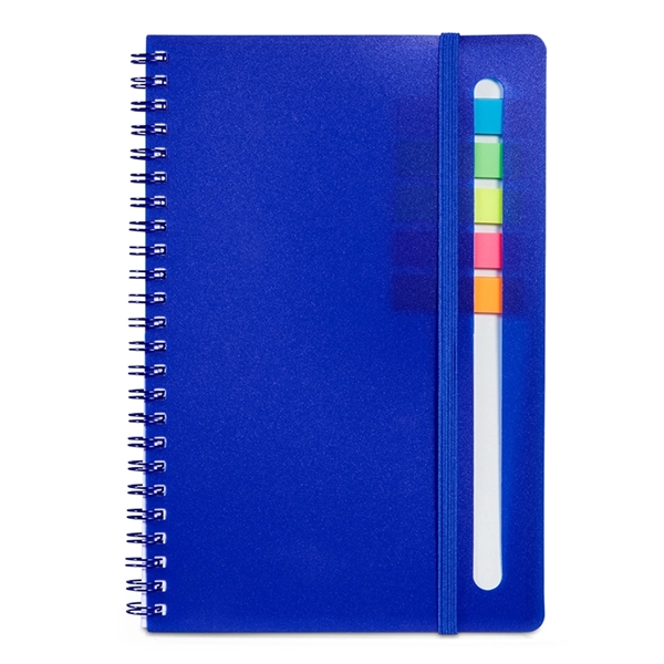 Semester Spiral Notebook with Sticky Flags - Image 3