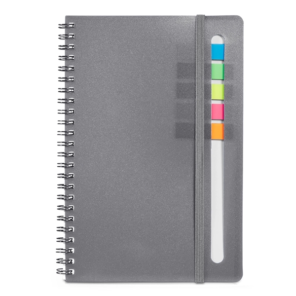 Semester Spiral Notebook with Sticky Flags - Image 4