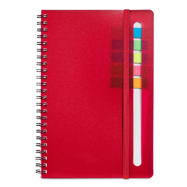 Semester Spiral Notebook with Sticky Flags - Image 5