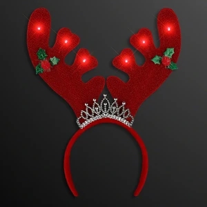 Christmas Queen Light Up Antlers Headband