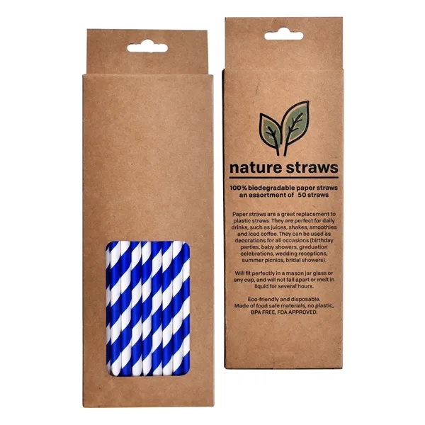Craft Gift Box Paper Straws - Image 3