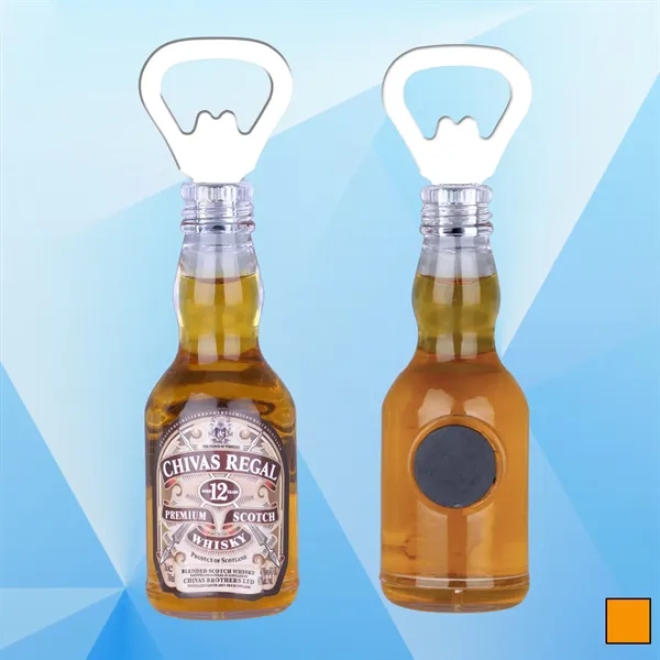 Magnetic Whisky Shaped Bottle Opener - Image 1