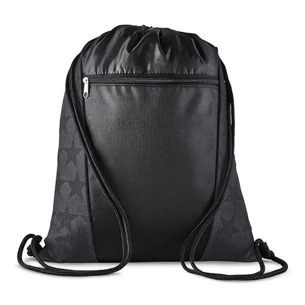 Constellation Polyester Drawstring Backpack - Image 2