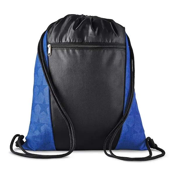 Constellation Polyester Drawstring Backpack - Image 3