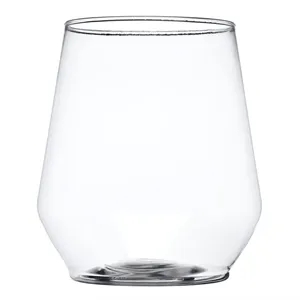 12 oz. Reserv Stemless Plastic Wine Glass
