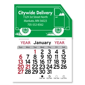 Truck Peel-N-Stick® Calendar