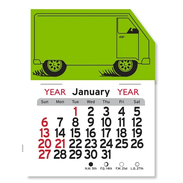 Truck Peel-N-Stick® Calendar - Image 2