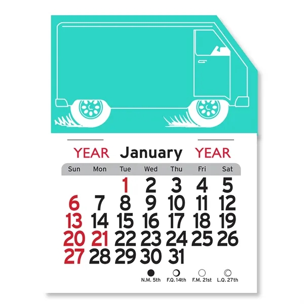 Truck Peel-N-Stick® Calendar - Image 3