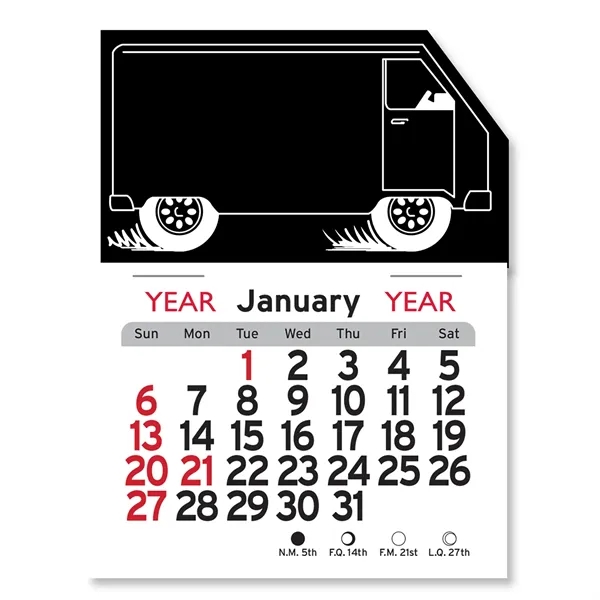 Truck Peel-N-Stick® Calendar - Image 4