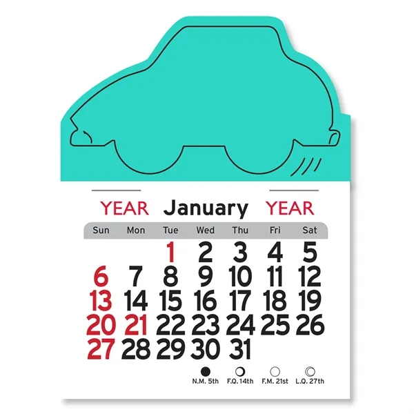 Car Shaped Peel-N-Stick® Calendar - Image 3