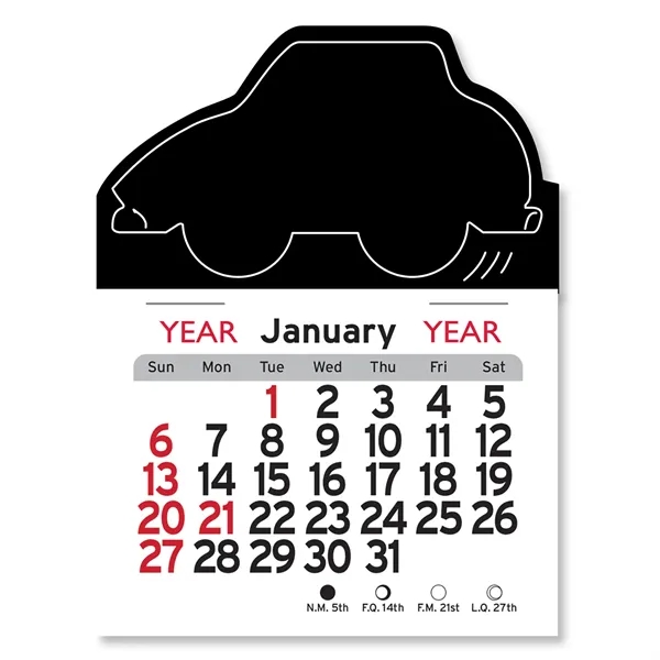 Car Shaped Peel-N-Stick® Calendar - Image 4