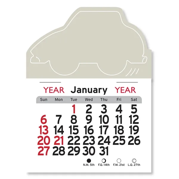 Car Shaped Peel-N-Stick® Calendar - Image 5