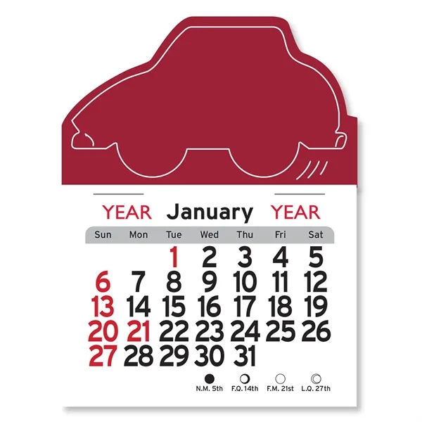 Car Shaped Peel-N-Stick® Calendar - Image 9