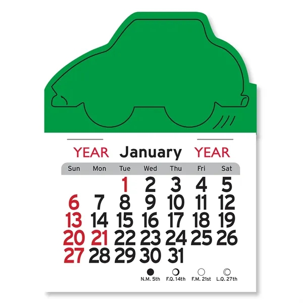 Car Shaped Peel-N-Stick® Calendar - Image 10