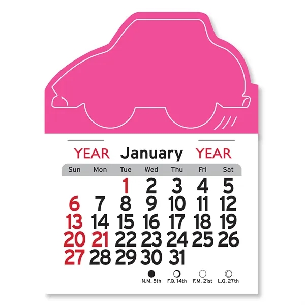 Car Shaped Peel-N-Stick® Calendar - Image 13