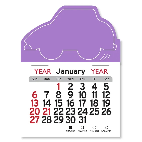 Car Shaped Peel-N-Stick® Calendar - Image 14