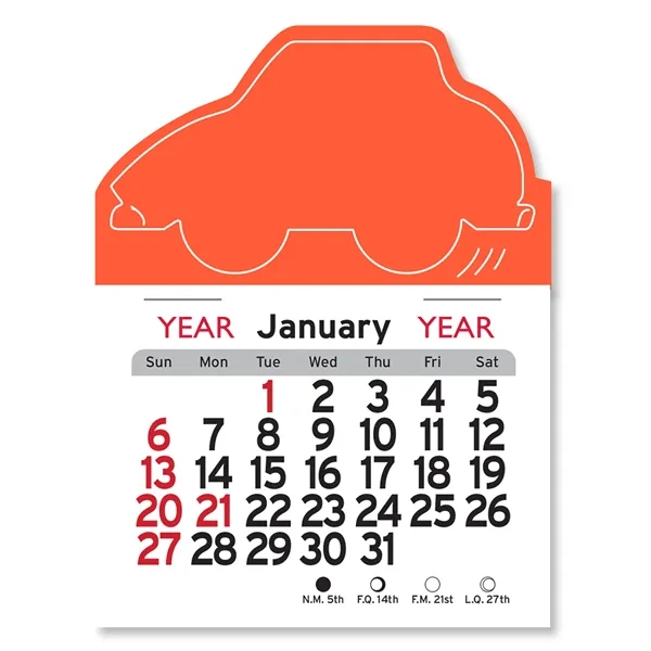 Car Shaped Peel-N-Stick® Calendar - Image 17