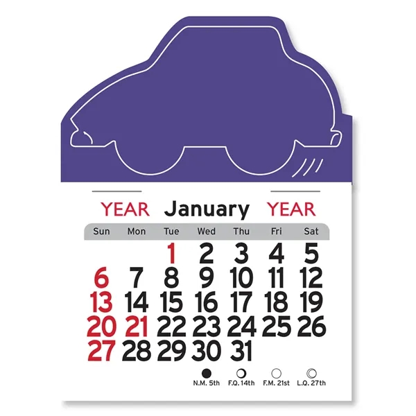 Car Shaped Peel-N-Stick® Calendar - Image 19