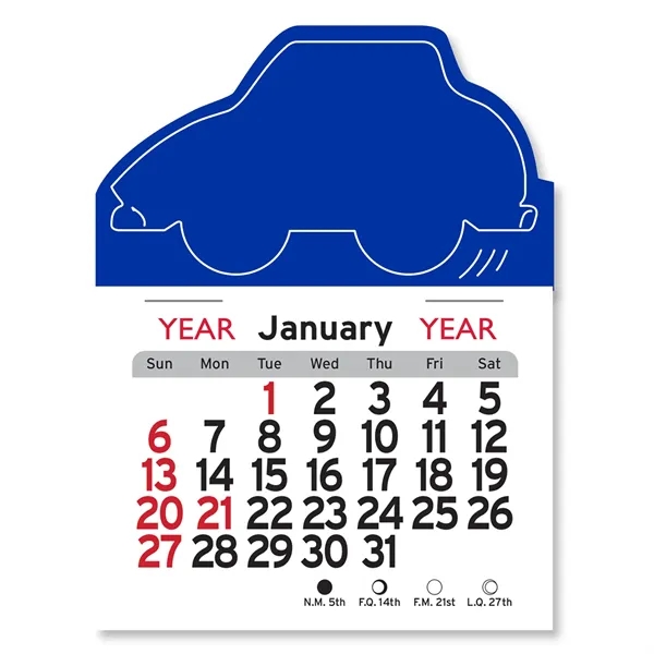 Car Shaped Peel-N-Stick® Calendar - Image 21