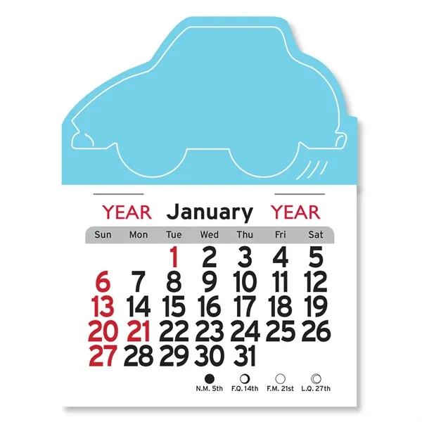 Car Shaped Peel-N-Stick® Calendar - Image 22