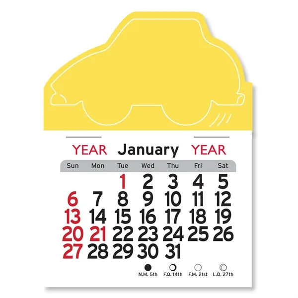 Car Shaped Peel-N-Stick® Calendar - Image 25