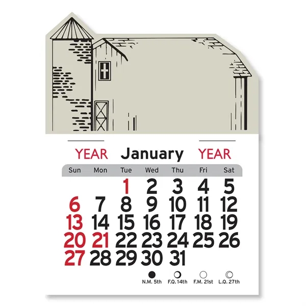 Barn Shaped Peel-N-Stick® Calendar - Image 5
