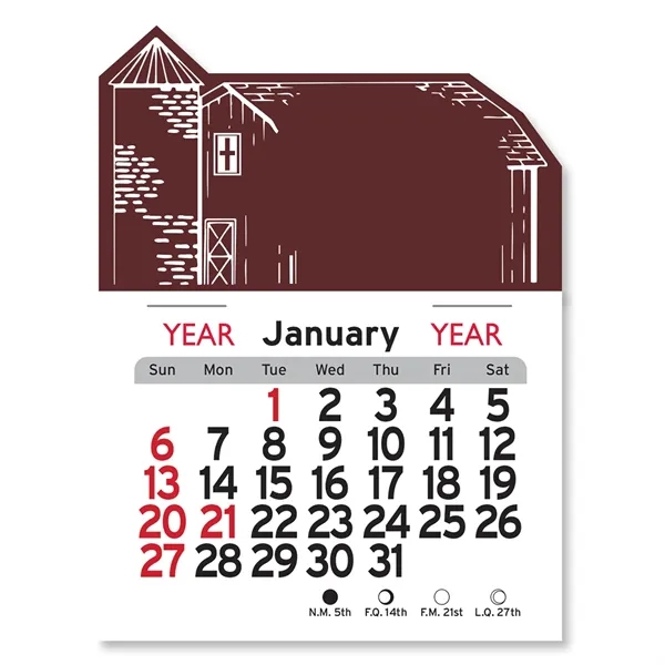 Barn Shaped Peel-N-Stick® Calendar - Image 7