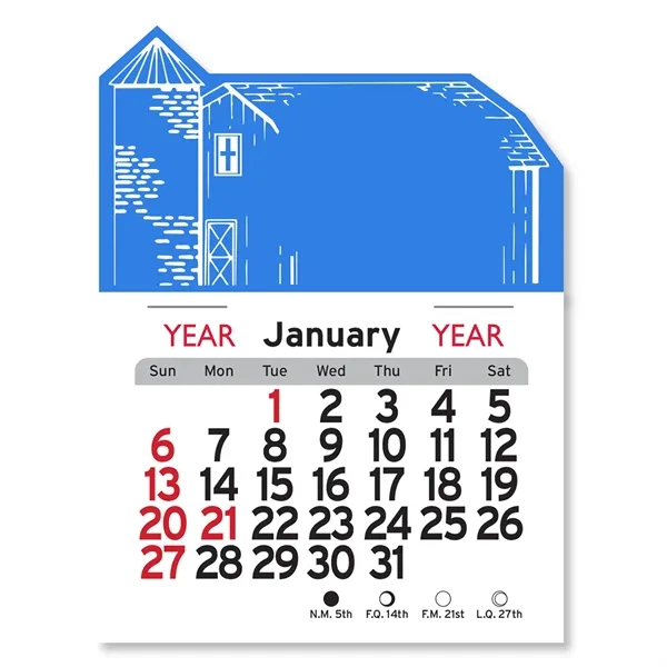 Barn Shaped Peel-N-Stick® Calendar - Image 8