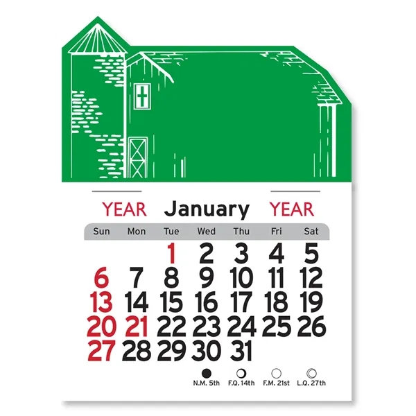 Barn Shaped Peel-N-Stick® Calendar - Image 10