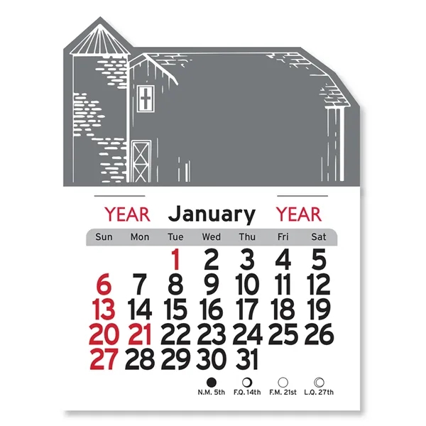 Barn Shaped Peel-N-Stick® Calendar - Image 11