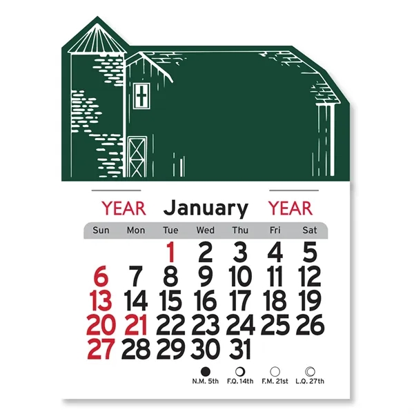 Barn Shaped Peel-N-Stick® Calendar - Image 12